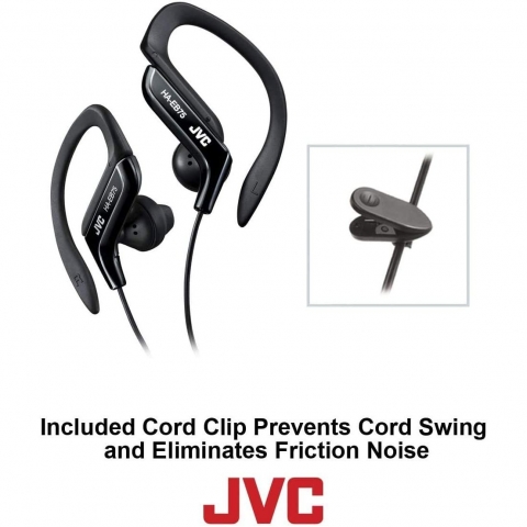 JVC Kablolu Kancal Kulaklk (Krmz)
