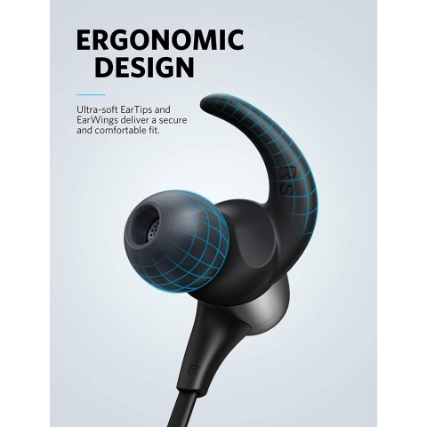Soundcore Bluetooth Ense Tipi Kulak i Kulaklk (Siyah)
