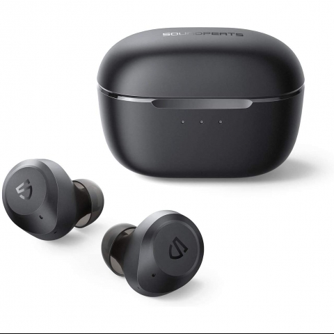 SoundPEATS Bluetooth Kablosuz Kulak i Kulaklk (Siyah)