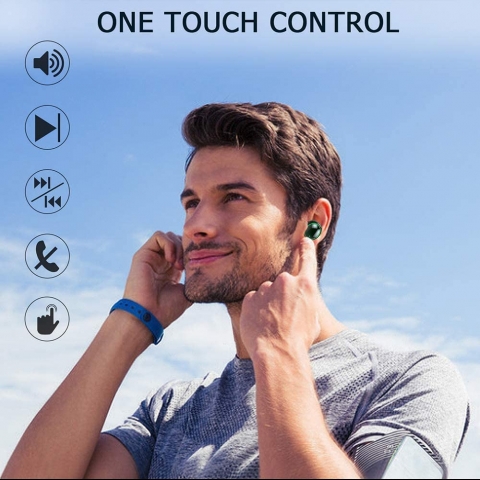 Donerton Bluetooth Kablosuz Kulak i Kulaklk (Siyah)