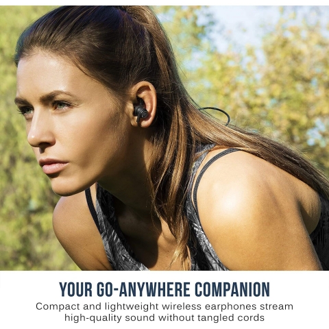 MEE audio Bluetooth Ense Tipi Kulak ��i Kulakl�k (Siyah)