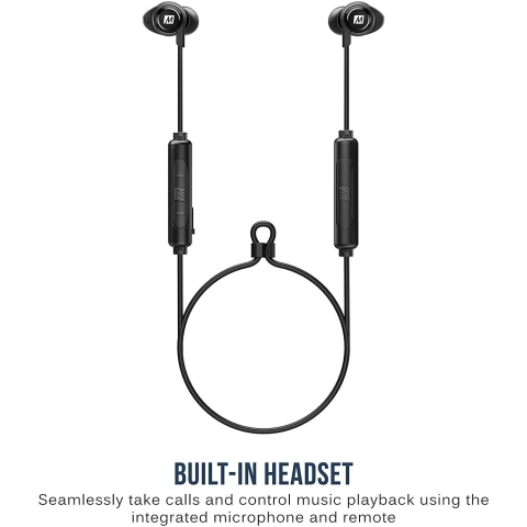 MEE audio Bluetooth Ense Tipi Kulak ��i Kulakl�k (Siyah)