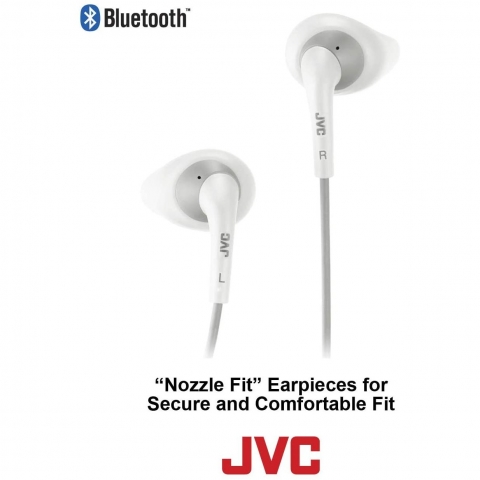 JVC Bluetooth Ense Tipi Kulak i Kulaklk (Beyaz)