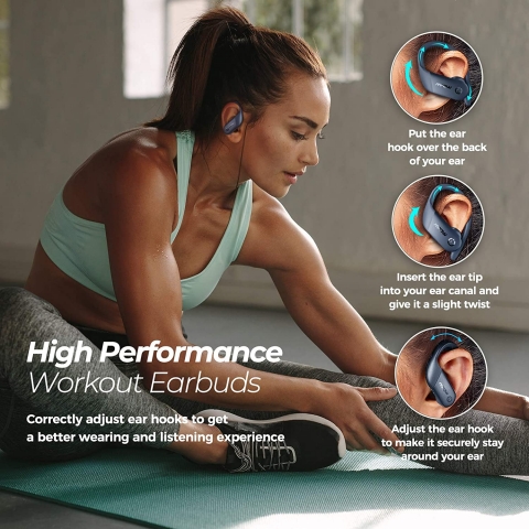 Mpow Bluetooth Kancal� Kablosuz Kulakl�k (Mavi)