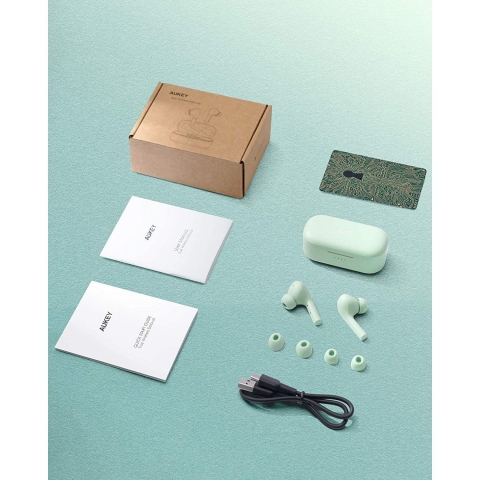 AUKEY EP-T21S Wireless Bluetooth 5 Kulak i Kulaklk (Mint)