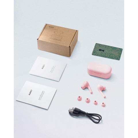 AUKEY EP-T21S Wireless Bluetooth 5 Kulak ��i Kulakl�k (Pembe)