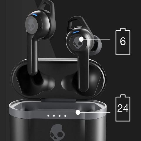 Skullcandy Bluetooth Kablosuz Kulak i Kulaklk (Siyah)