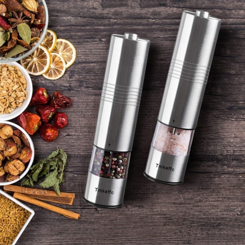 TMKEFFC Elektrikli Tuz Ve Karabiber De�irmeni Seti