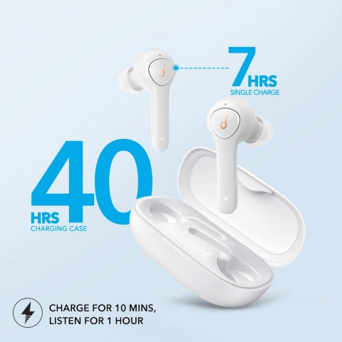 Soundcore Life P2 Bluetooth Kablosuz Kulak i Kulaklk (Beyaz)