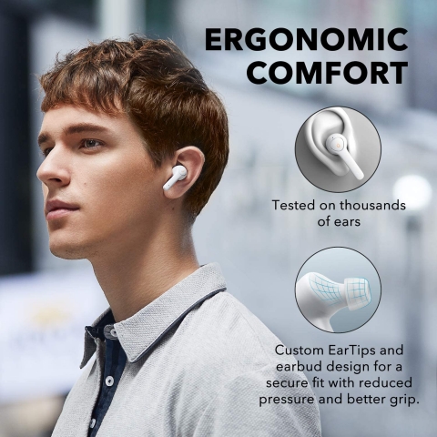 Soundcore Life P2 Bluetooth Kablosuz Kulak i Kulaklk (Beyaz)