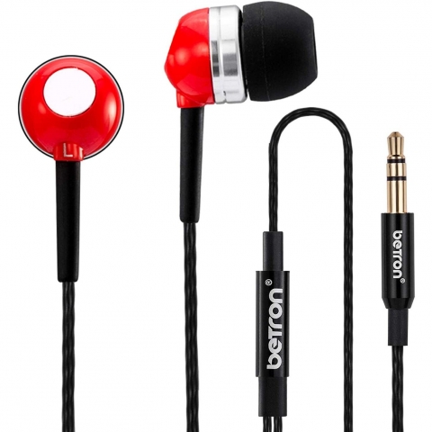 Betron RK300 Kablolu Kulak i Kulaklk (Krmz)