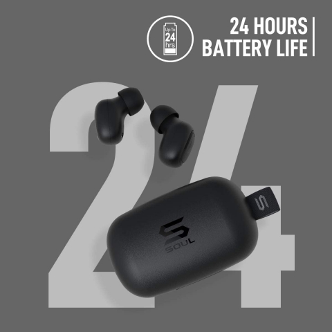 Soul Electronics Bluetooth Kablosuz Kulak i Kulaklk (Siyah)