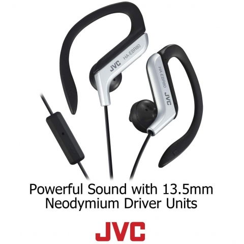 JVC Kablolu Kancal Kulaklk (Siyah)