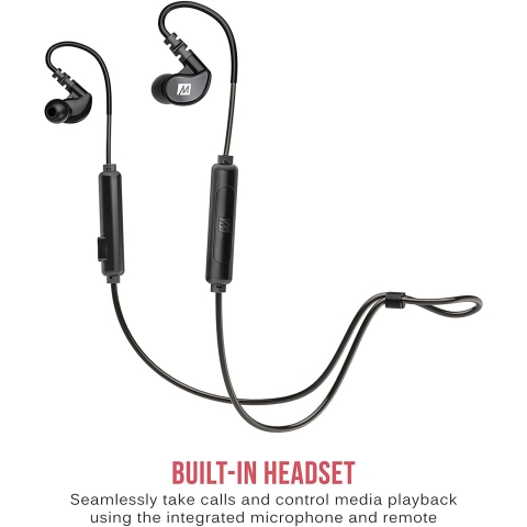 MEE audio M6B Bluetooth Ense Tipi Kulaklk (Siyah)