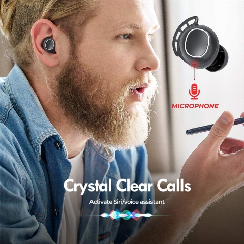 Mpow Bluetooth Kablosuz Kulak ��i Kulakl�k (Siyah)