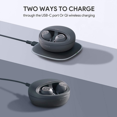 AUKEY EP-T10 Wireless Bluetooth 5 Kulak i Kulaklk (Gri)