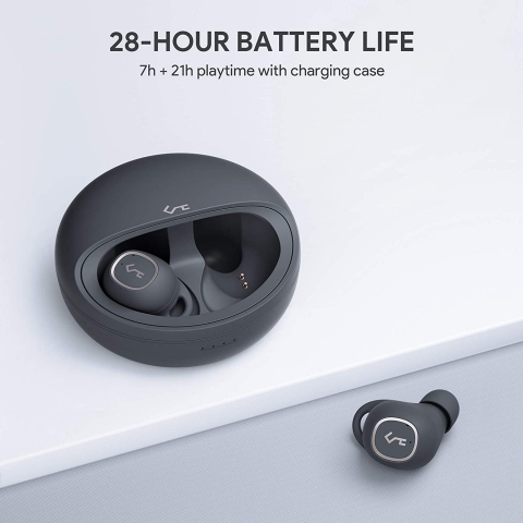 AUKEY EP-T10 Wireless Bluetooth 5 Kulak i Kulaklk (Gri)