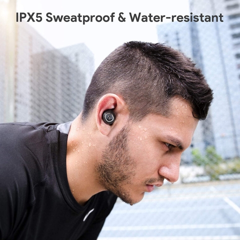 AUKEY EP-T10 Wireless Bluetooth 5 Kulak i Kulaklk (Gri)
