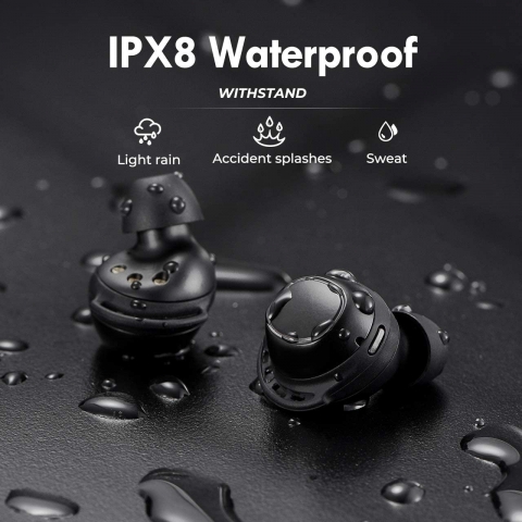 Mpow Bluetooth Kablosuz Kulak i Kulaklk (Siyah)