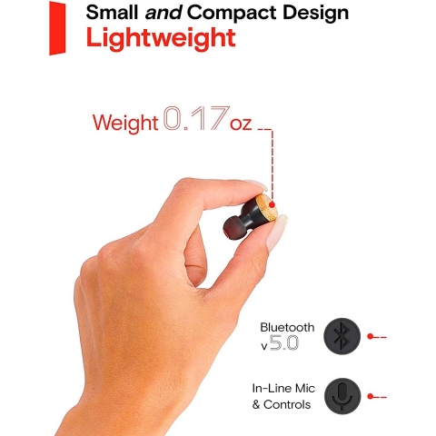 Symphonized SNRGY Bluetooth Kablosuz Kulak i Kulaklk (Siyah)