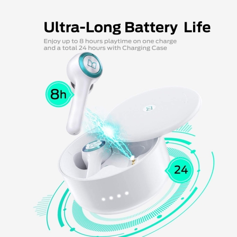 Monster Bluetooth Kablosuz Kulak i Kulaklk (Beyaz)