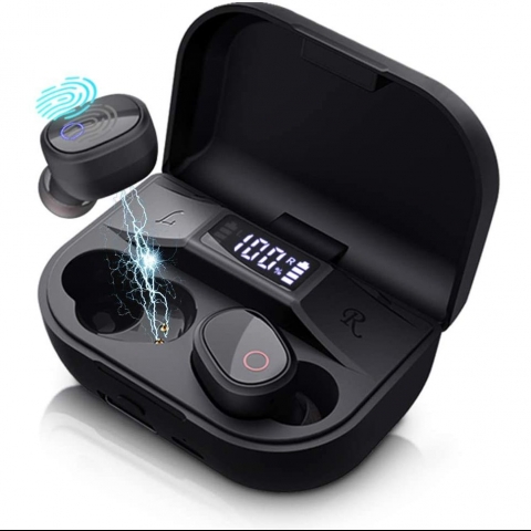 XKDUN Bluetooth Kablosuz Kulak i Kulaklk (Siyah)