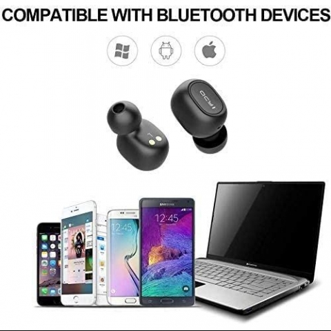 Wireless Bluetooth Kablosuz Kulak i Kulaklk (Siyah)