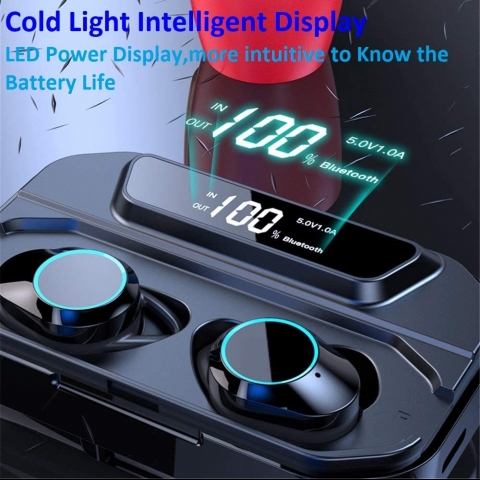 CUFOK Bluetooth Kablosuz Kulak i Kulaklk (Siyah)