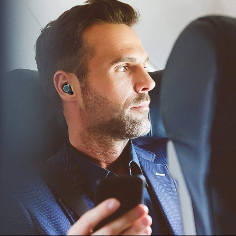 CUFOK Bluetooth Kablosuz Kulak i Kulaklk (Siyah)