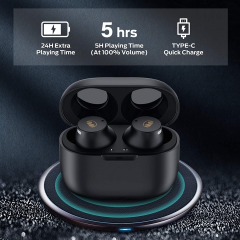Monster Bluetooth Kablosuz Kulak i Kulaklk (Siyah)