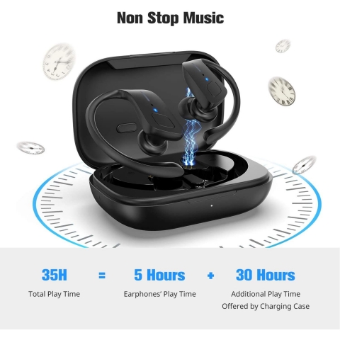 HolyHigh Bluetooth Kancal Kulak i Kulaklk (Siyah)