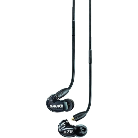 Shure SE215-K Kablolu Kulak i Kulaklk (Siyah)