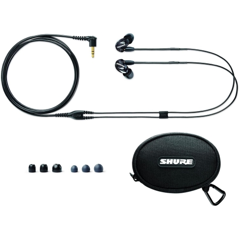 Shure SE215-K Kablolu Kulak i Kulaklk (Siyah)