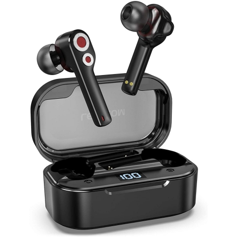 LETSCOM Bluetooth Kablosuz Kulak ��i Kulakl�k (Siyah)