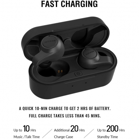 Jabees Firefly.2 Bluetooth Kablosuz Kulak i Kulaklk (Siyah)