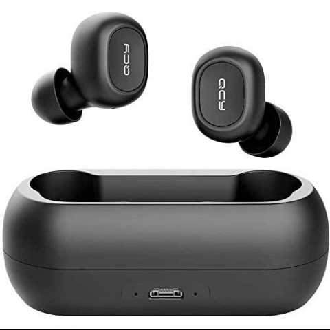 QCY T1 Bluetooth Kablosuz Kulak i Kulaklk (Siyah)