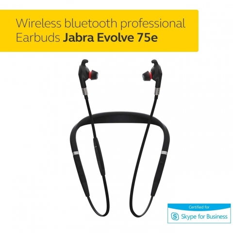 Jabra Bluetooth Ense Tipi Kulaklk (Siyah)