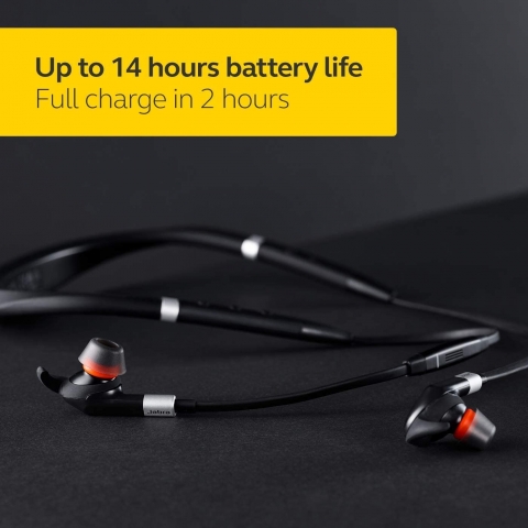 Jabra Bluetooth Ense Tipi Kulaklk (Siyah)
