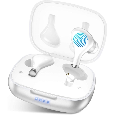 GRDE Bluetooth Kablosuz Kulak i Kulaklk (Beyaz)