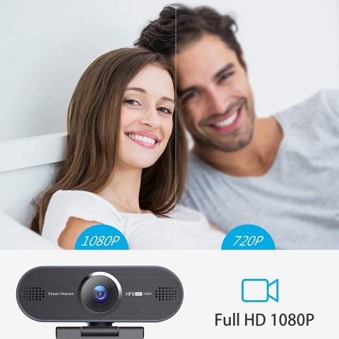 UNZANO USB 1080P HD Webcam