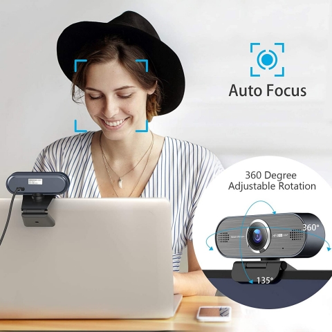 UNZANO USB 1080P HD Webcam