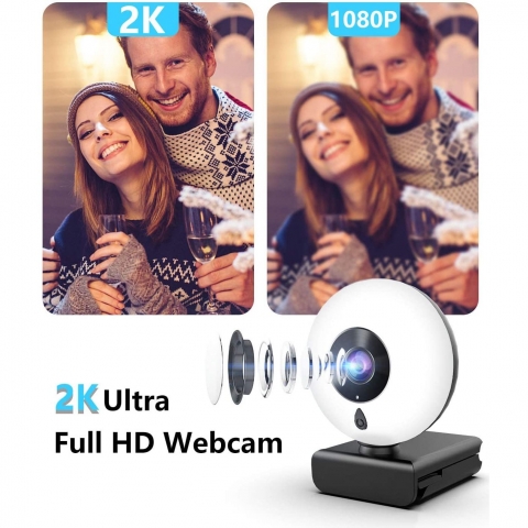 ZZCP USB 2K HD Webcam