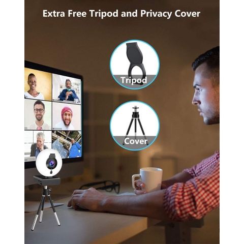 ZZCP USB 2K HD Webcam