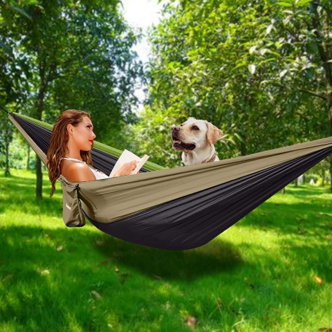 Hammock ift Kiilik Tanabilir Hamak (Kahverengi)