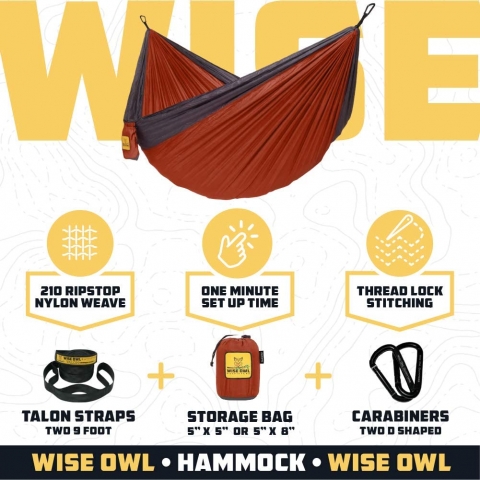 Wise Owl Outfitters ift Kiilik Kamp Hama (Turuncu-Gri)