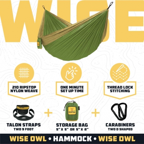 Wise Owl Outfitters ift Kiilik Kamp Hama (Yeil-Haki)