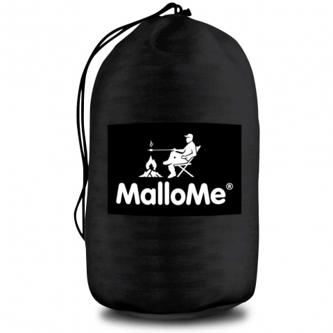 MalloMe ift Kiilik Tanabilir Hamak (Siyah/Gri)