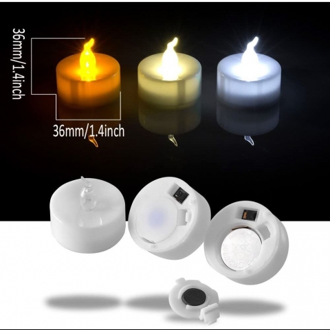AGPtEK 100 Adet Led Tea Lights