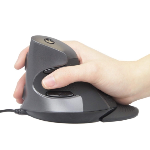 J-Tech Digital Scroll Endurance Wired Mouse Ergonomic Vertical