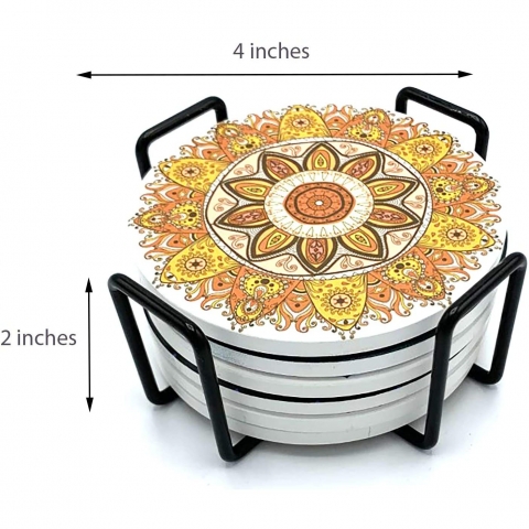 OH Ovation Home 6 Para Seramik Bardak Altl (Mandala)